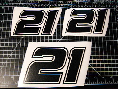 Racing Numbers, 21